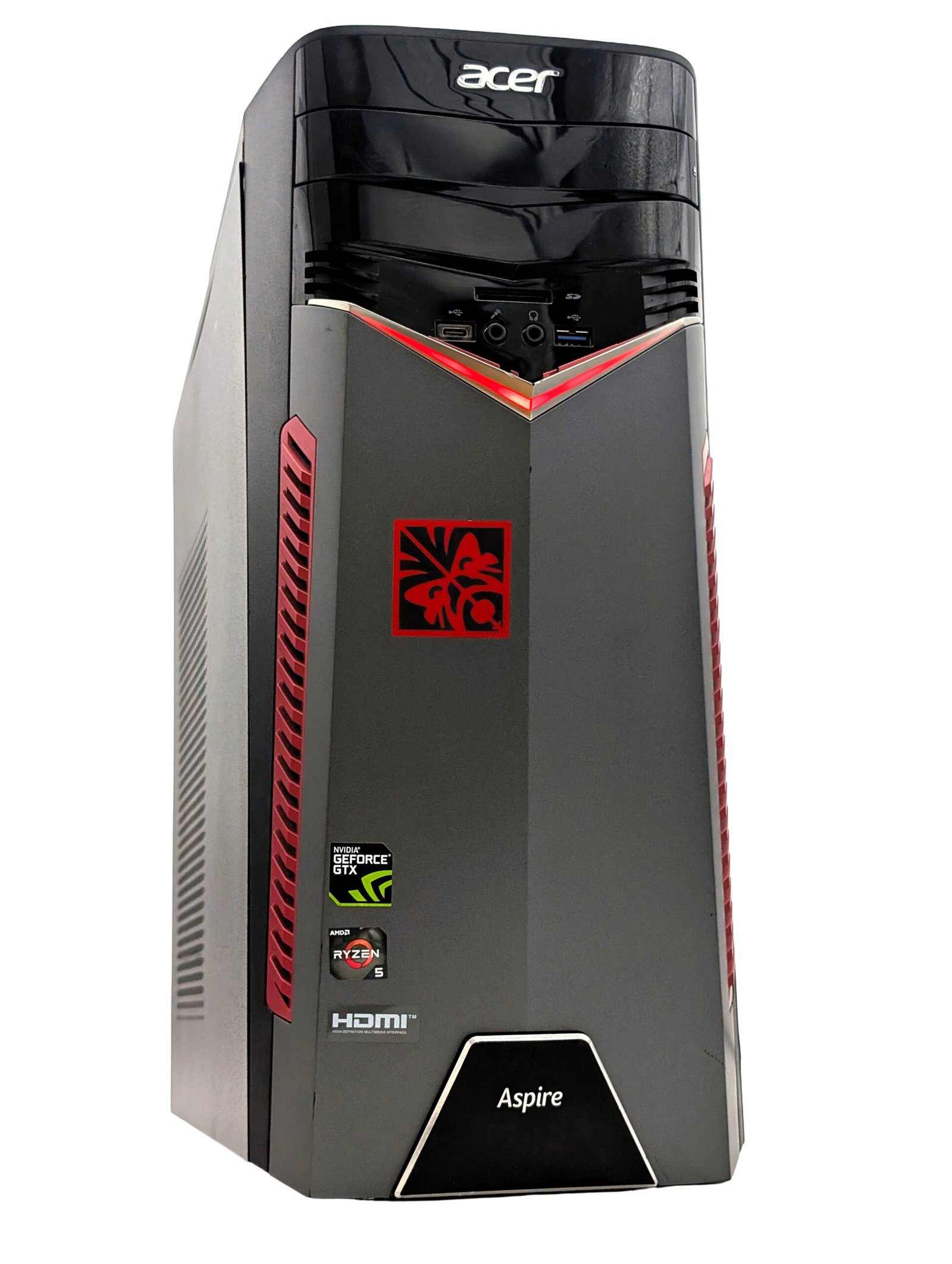Acer Aspire GX-281/Ryzen 5-1400/16GB/256GB/GTX 1060 3GB (RENOVERAD)