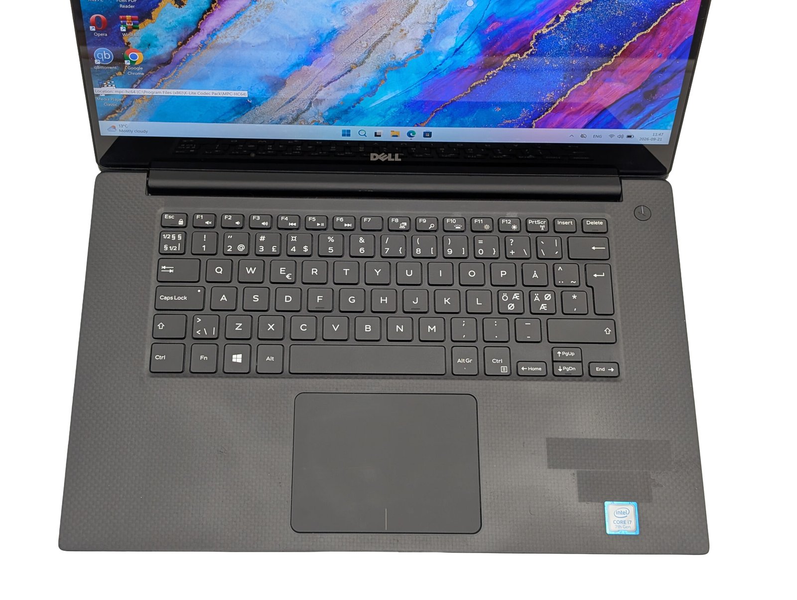 PXL_20260921_084729660 Dell XPS 15 9560 / i7-7700HQ / 16GB / 256GB / GTX 1050 4GB (RENOVERAD)