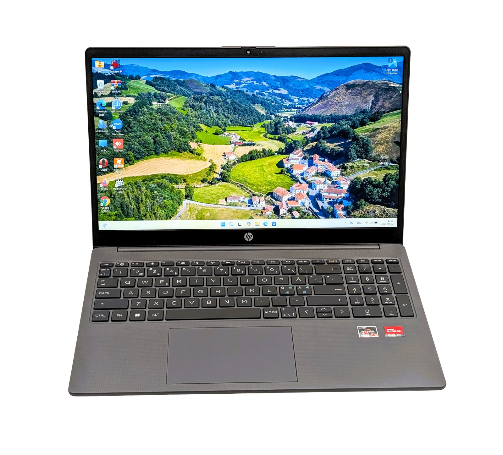 HP 15-fc0024no / Ryzen 5 7520U / 8GB / 256GB (RENOVERAD)