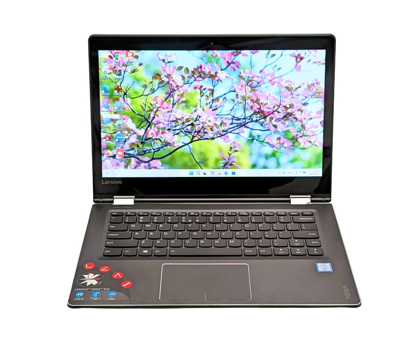 PXL_20260922_101043165 Lenovo Yoga 510-14ISK / i3-6006U / 8GB / 120GB (RENOVERAD)