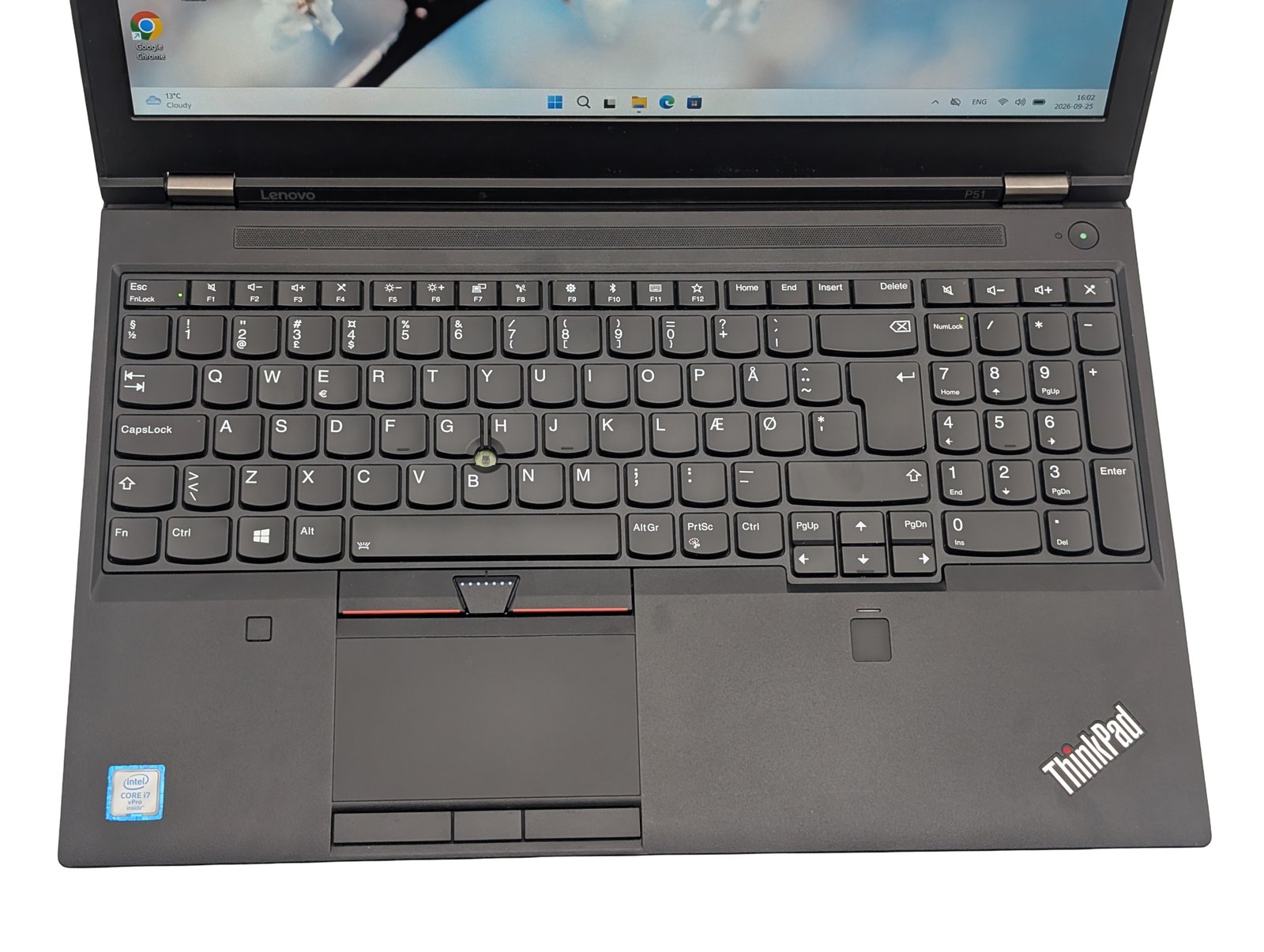 PXL_20260925_130231203 Lenovo ThinkPad P51 / i7-6820HQ / 32GB / 512GB / Quadro M2200 4GB (RENOVERAD)