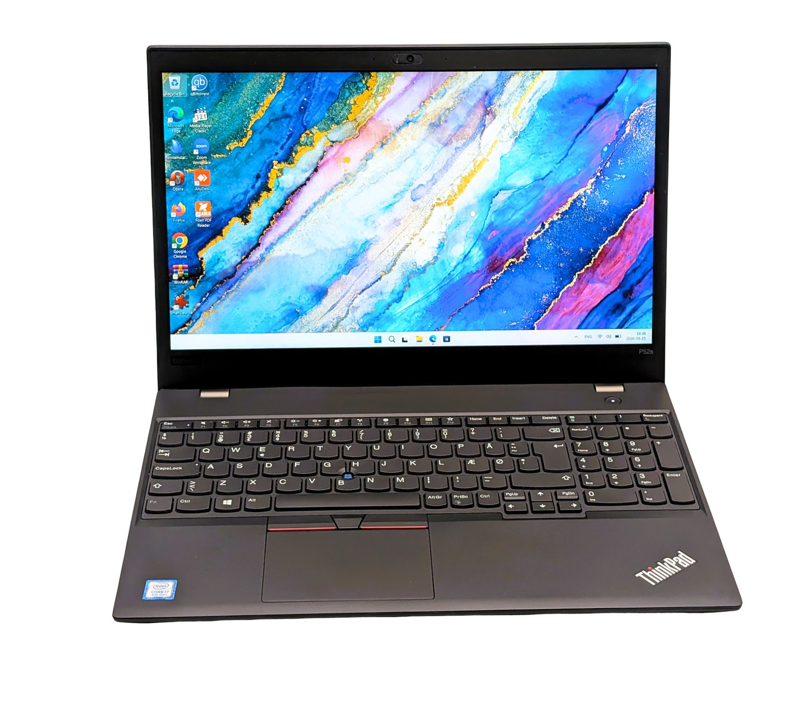 Lenovo ThinkPad P52s / i7-8550U / 32GB / 256GB / Quadro P500 2GB (RENOVERAD)