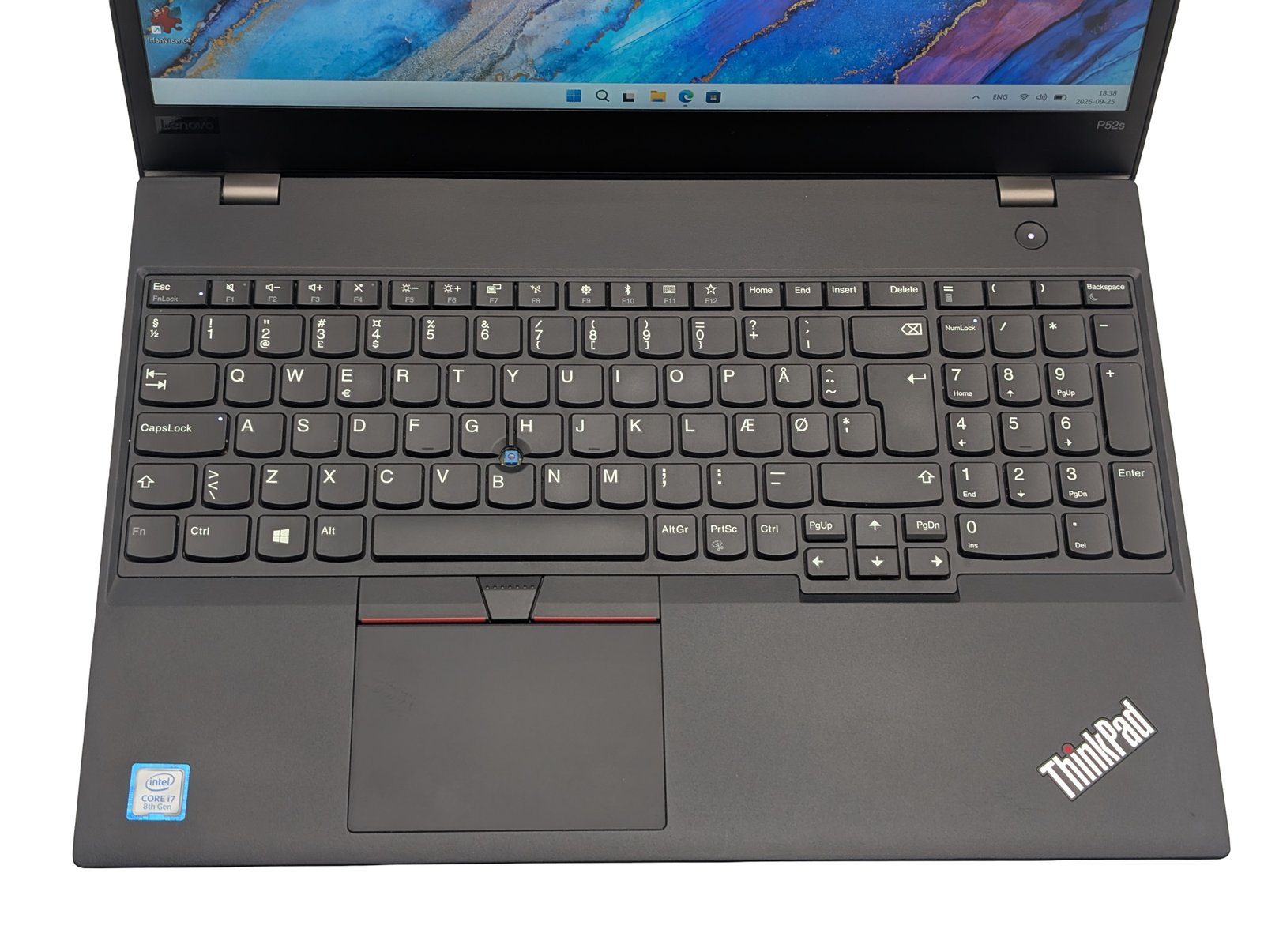 Lenovo ThinkPad P52s / i7-8550U / 32GB / 256GB / Quadro P500 2GB (RENOVERAD)
